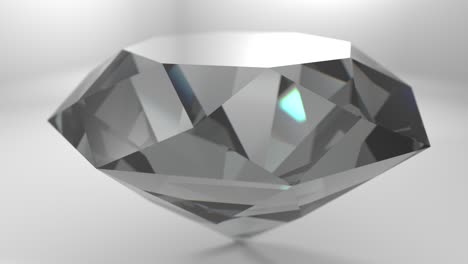 Diamant-Edelstein-Edelstein-Spinning-Hochzeits-Hintergrundschleife-4k